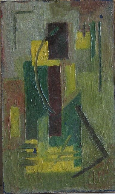 Étude pour composition sur panneau, 1949