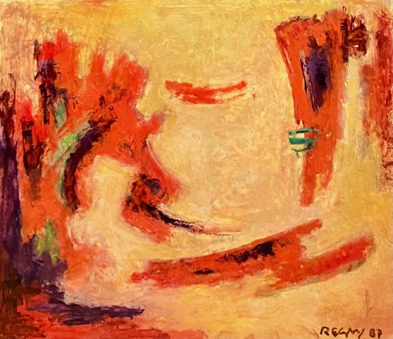 Huile sur papier, 1987