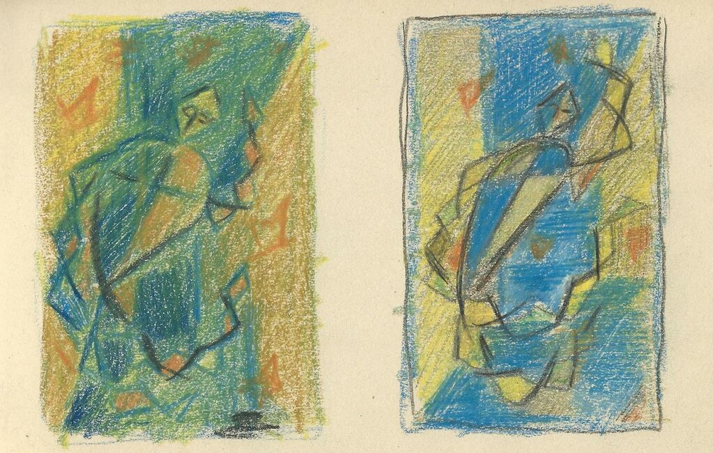 Études pour Cerf-volant, 1958-60 