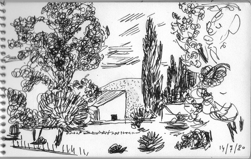 Vers St Roman de Malegarde et Ispagnac, 1980 environ *