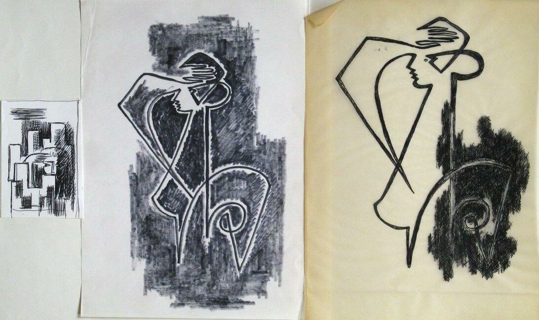 Études sur le thème de "Sœur Anne", 1973 *