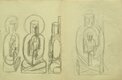 Études pour une sculpture de Vierge à l'enfant (non réalisée), 1945-50 *