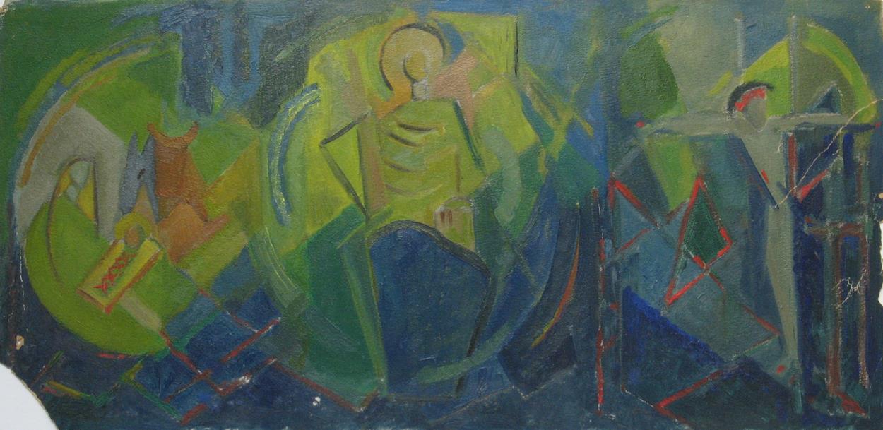 Triptyque, 1950 environ