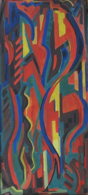 Préparation sur papier d'une mosaïque, 1952 env.