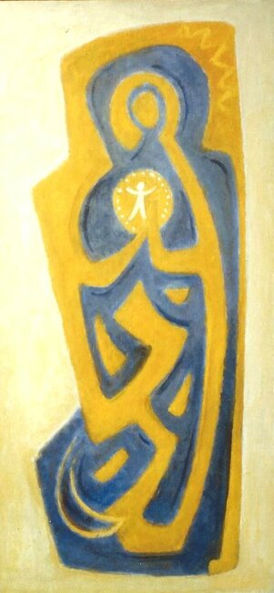 Vierge à l'enfant, années 1990 *