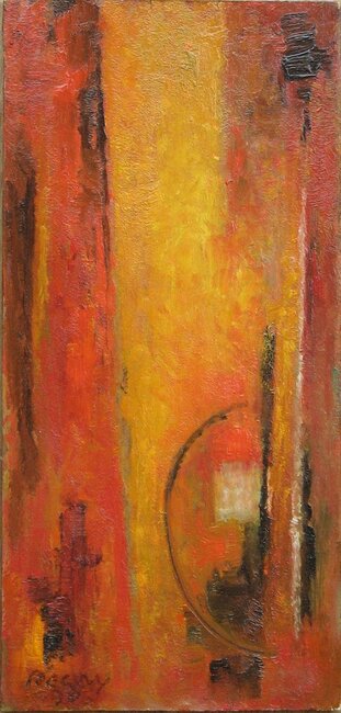 Huile sur panneau, 1990 