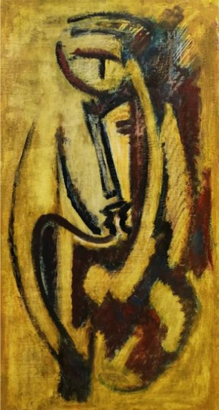 Huiles sur papier, 1970 environ *