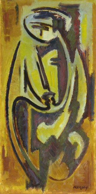 Huiles sur papier, 1970 environ *