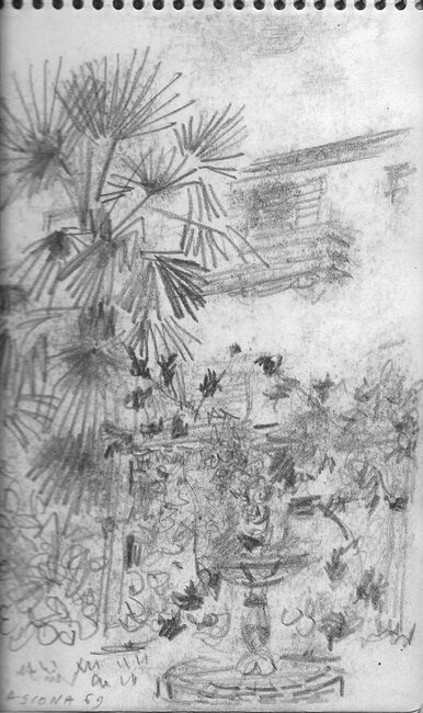 Ascona, extraits d'un carnet de croquis, 1969 *