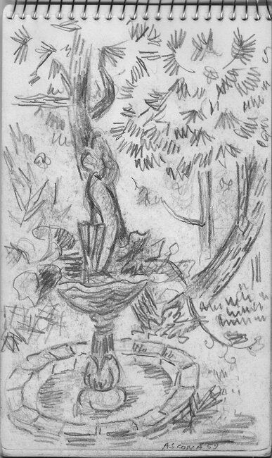 Ascona, extraits d'un carnet de croquis, 1969 *