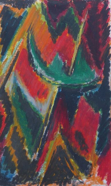 Pastel sur papier, 1975-90