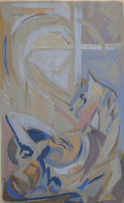 Étude pour le Chemin de Damas, 1950 