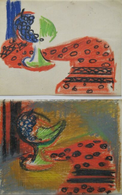Compotier au raisin, 1965
