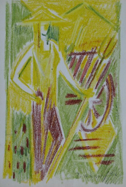Homme à la fourche, 1956 