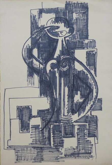 Études sur le thème de "Sœur Anne", 1973 *