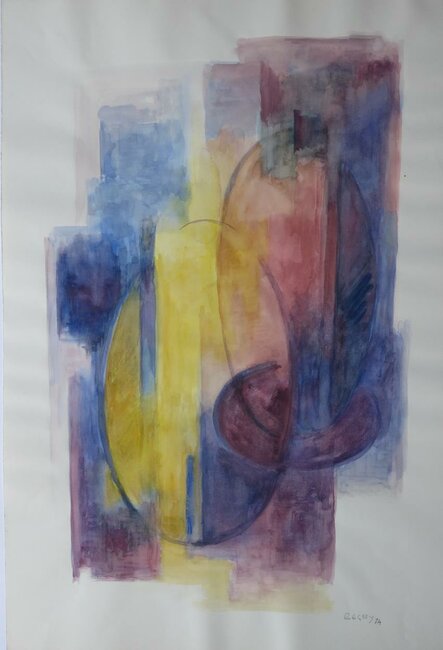 Aquarelle, 1974 