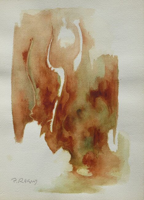 Aquarelle, décembre 1979 