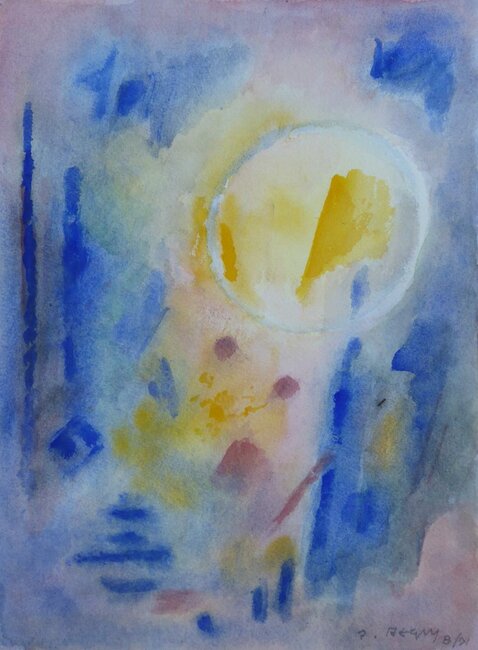 Aquarelle, août 1991