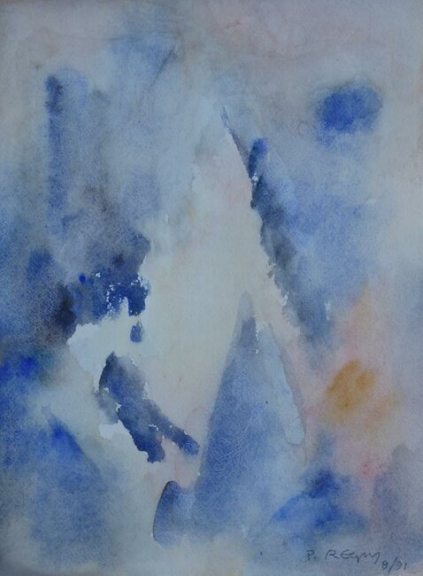 Aquarelle, septembre 1991