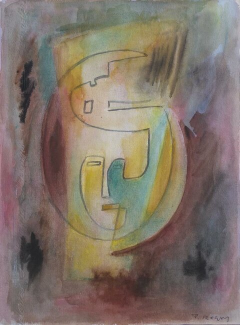 Aquarelle, 1976 environ