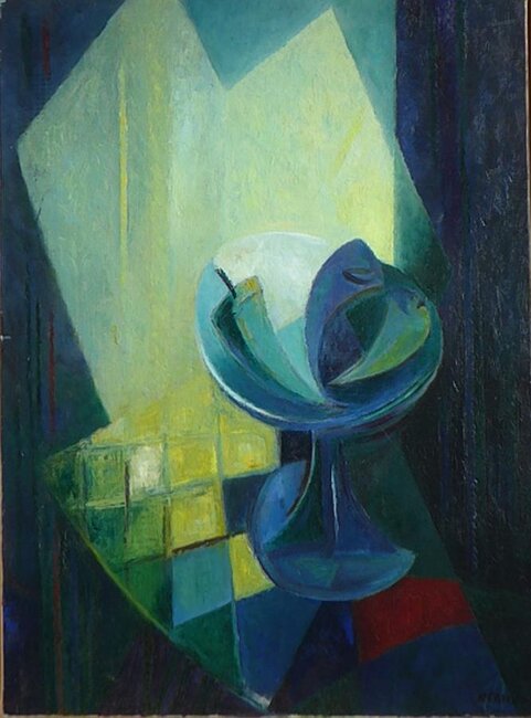 Compotier vert, 1964 env. 