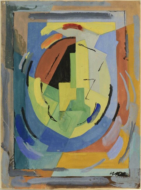 Étude corrigée par Albert Gleizes, 1948 *