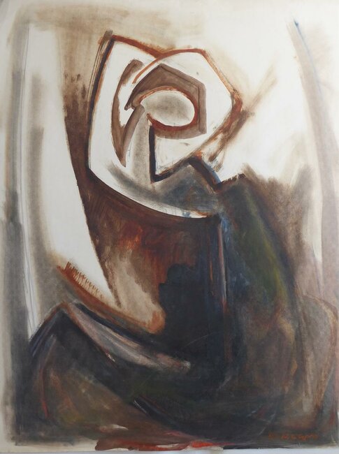Aquarelle, 1976 environ
