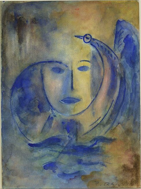 Léda, préparations, 1970 environ *