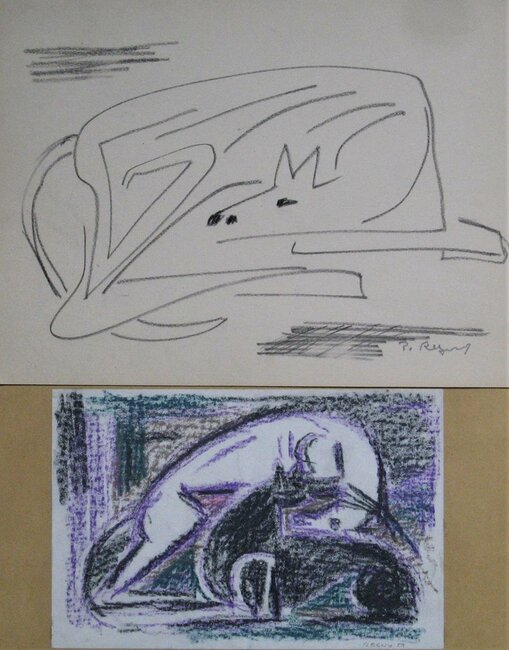 Jeux de chiens, préparation, 1962