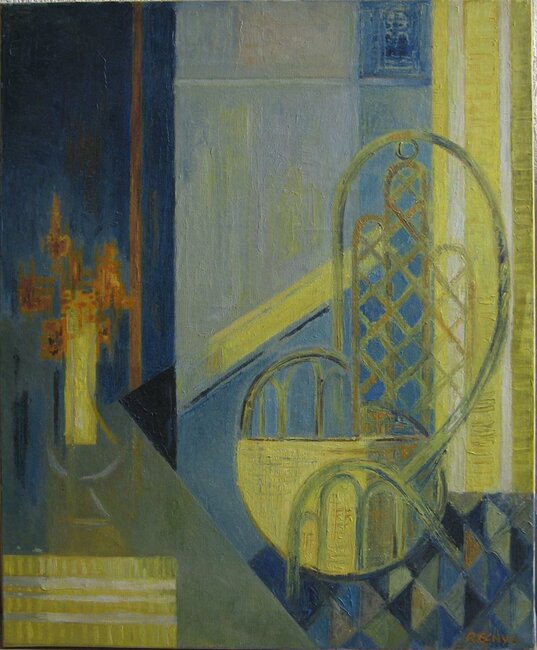 Fauteuil en rotin, 1961