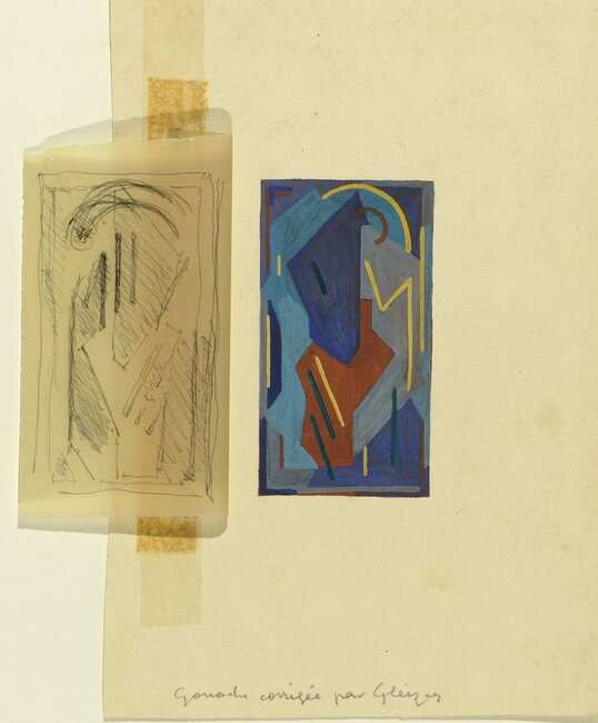 Étude corrigée par A. Gleizes, 1947-48