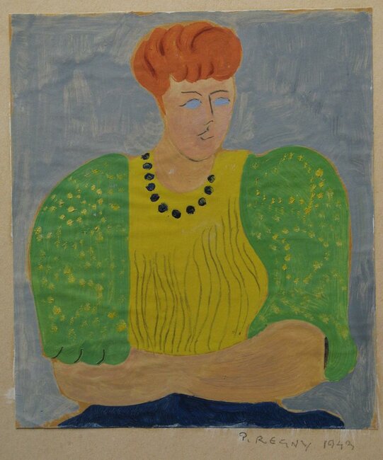 Portrait d'Andrée, préparation, 1943 ou 45 *