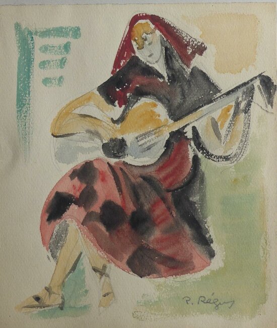 Gouache, 1960 environ 
