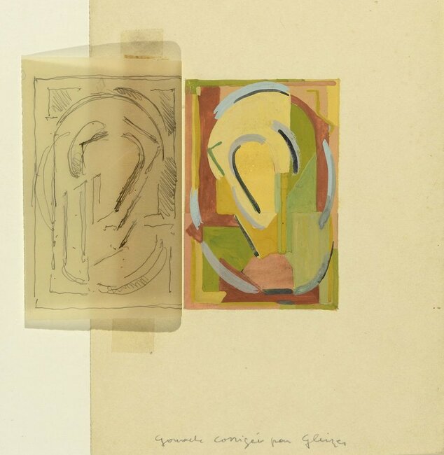Étude corrigée par A. Gleizes, 1947-48 