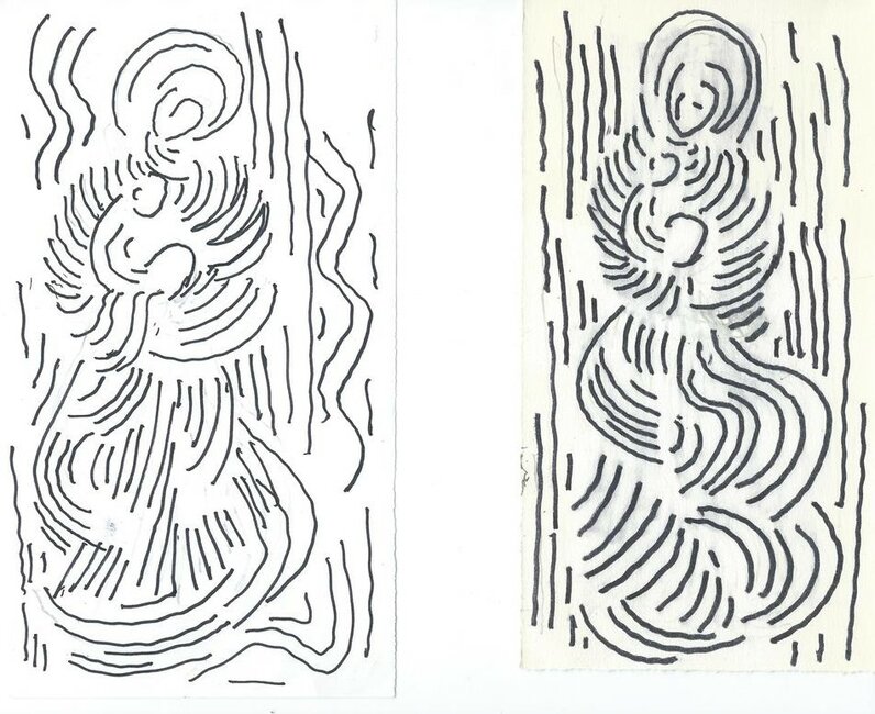 Vierge à l'enfant, 1980-90
