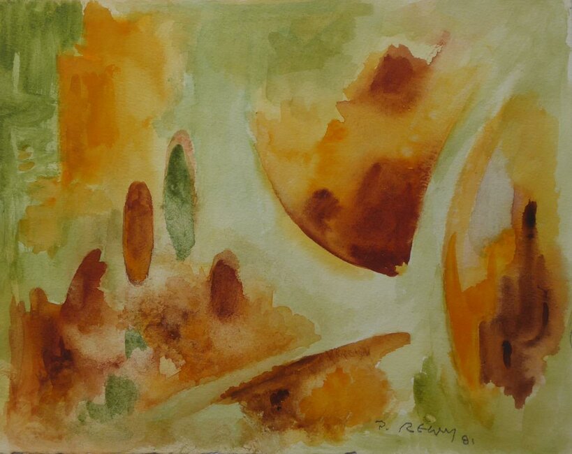 Aquarelle, 1981 