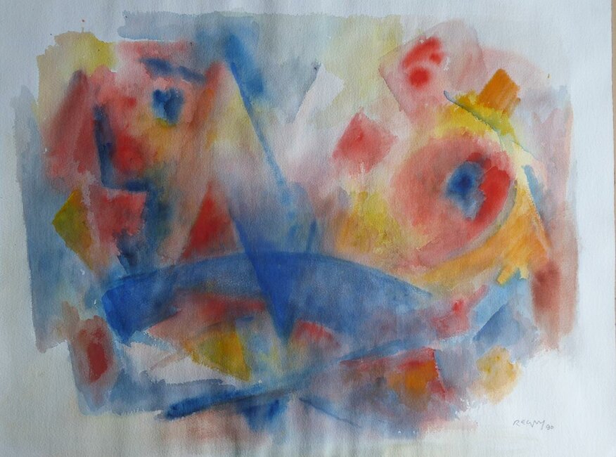 Aquarelle, 1990 environ 