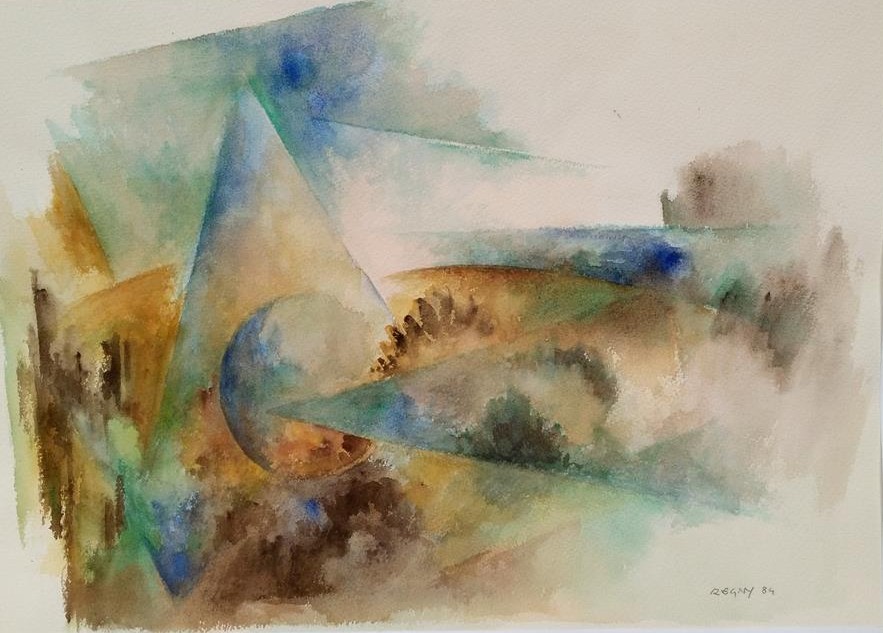 Chaos de formes, terre et ciel, 1984 