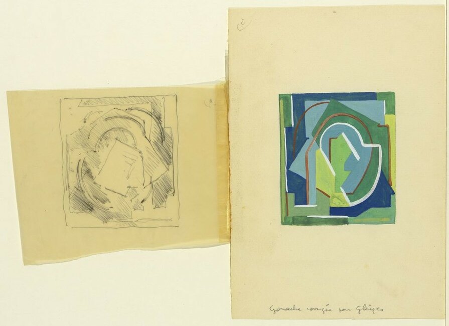 Étude corrigée par A. Gleizes, 1947-48