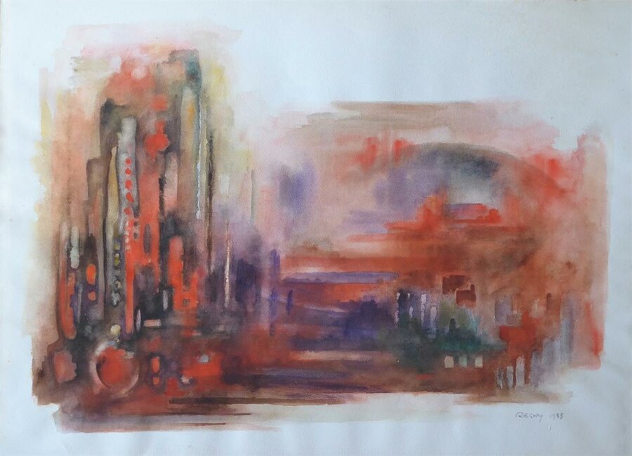 Aquarelle, 1985 