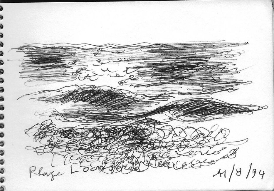 Extraits carnet de croquis 1990-94 *
