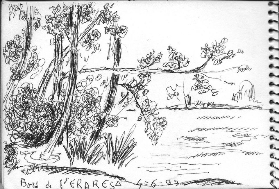 Extraits carnet de croquis 1990-94 *